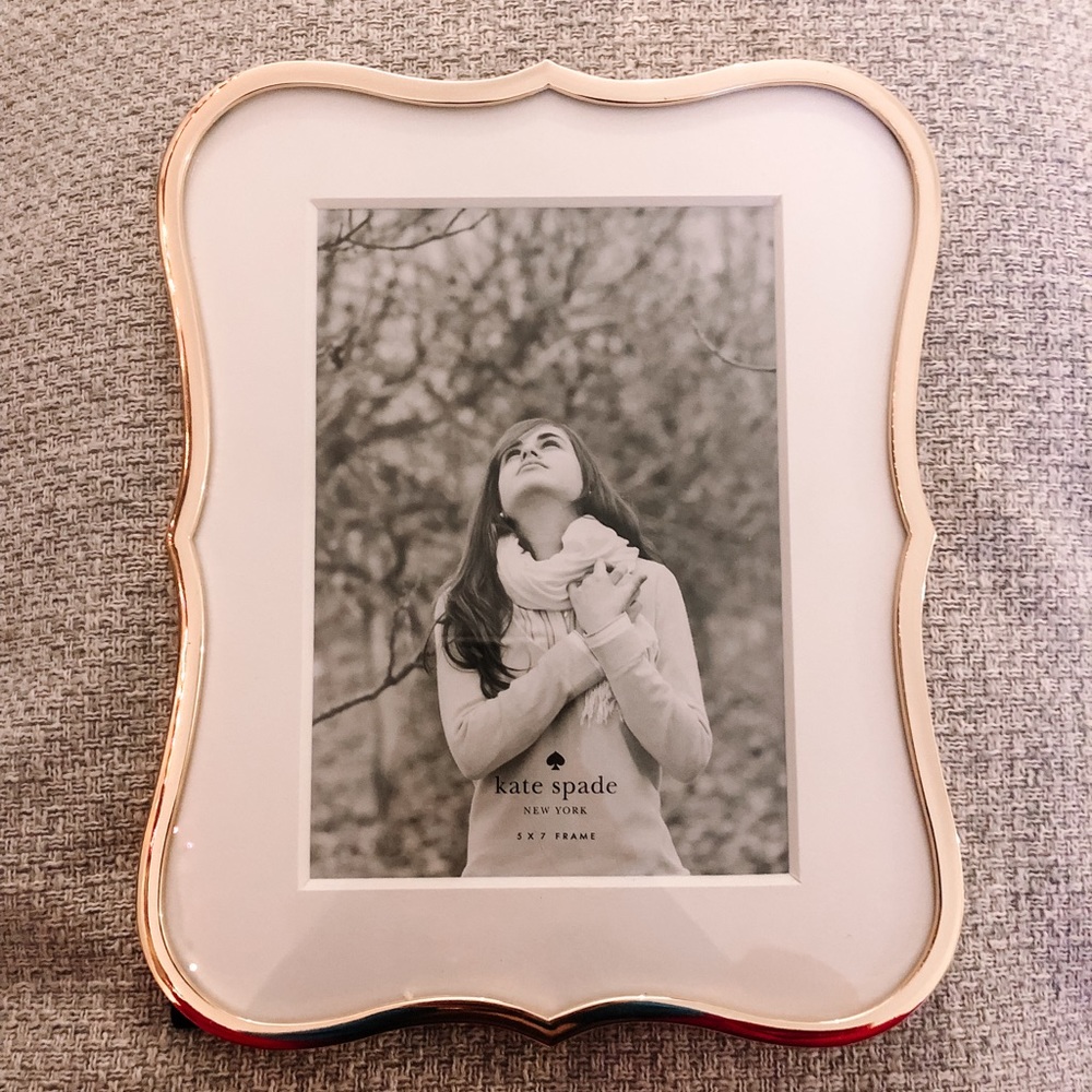 Kate Spade gold picture frame 5x7